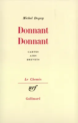 Donnant donnant, Cartes - Airs - Brevets