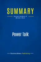 Summary: Power Talk, Review and Analysis of McGinty's Book