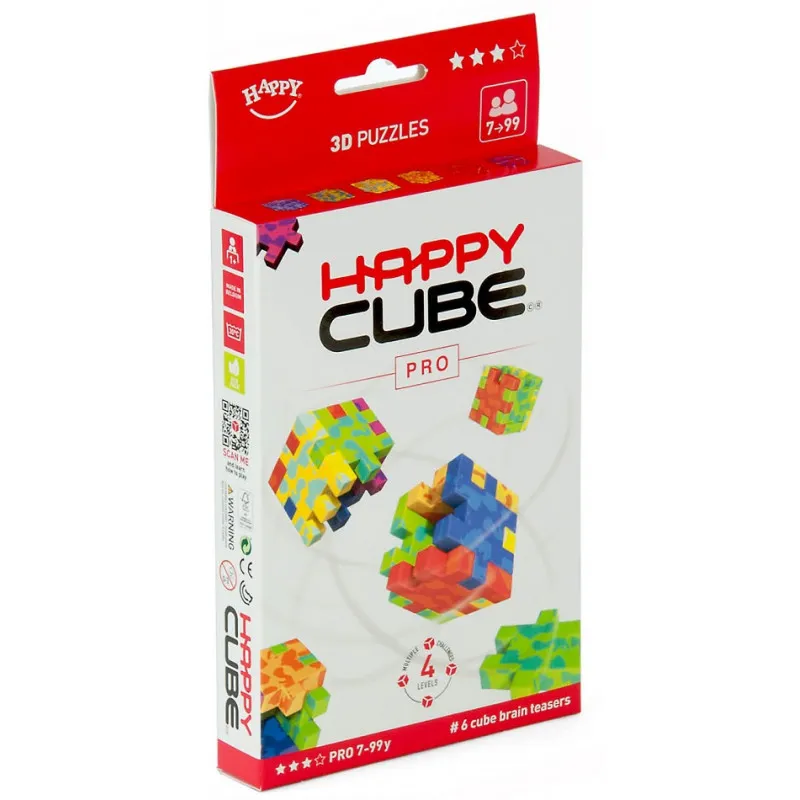Jeux et Jouets Jeux de société Jeux de logique et casse-tête Happy Cube Set de 6 couleurs pro Jeux de société