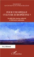 Pour une réelle culture européenne ?, Au-delà des canons culturels et littéraires nationaux