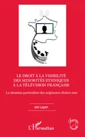 Le droit à la visibilité des minorités ethniques à la télévision française, La situation particulière des originaires d'outre-mer