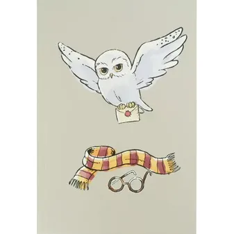 Carnet souple - Hedwige - Harry Potter