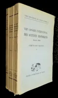 VIIIe Congrès international des sciences historiques (Communications et actes du congrès) (3 volumes)