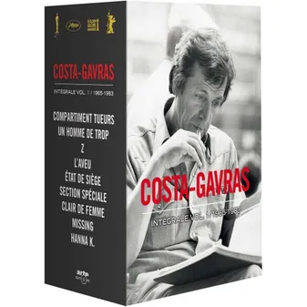 DVD - Costa-Gavras. Coffret volume 1. 10 DVD