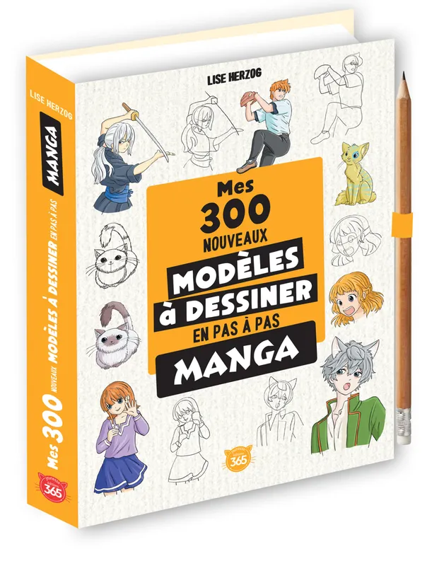 Jeux et Jouets Loisirs créatifs Livres loisirs créatifs Mes 300 nouveaux modèles mangas à dessiner en pas à pas Herzog, Lise