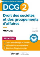 1, DCG 2 Droit des sociétés et des groupements d'affaires - Manuel 2024-2025