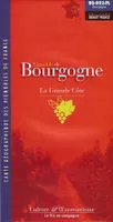 Vignoble de Bourgogne : La Grande Côte, Carte pliée des vignobles de la Côte d'Or