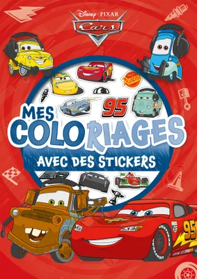 CARS - Mes Coloriages avec Stickers - Disney Pixar