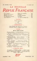 La Nouvelle Revue Française N° 282 (Mars 1937)