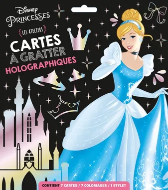 DISNEY PRINCESSES - Les Ateliers Disney - Cartes à gratter holographiques