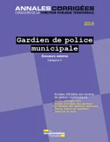 Gardien de police municipale 2016