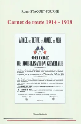 Carnet de route 1914-1918