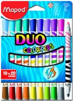 10 feutres duo maped