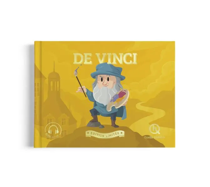 Livres Jeunesse de 6 à 12 ans Documentaires Histoire et civilisations Léonard De Vinci (édition limitée) Albin Quéru, Leslie-Fleur Picardat