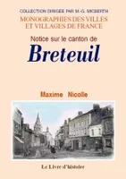 Notice sur le canton de Breteuil, Eure