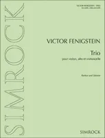 Trio, violin, viola and cello. Partition et parties.