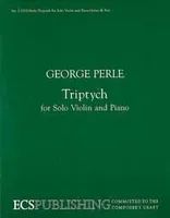 Triptych, for violin and piano. violin and piano. Partition et partie.
