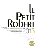 Dictionnaire Le Petit Robert 2013