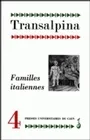 Transalpina, n° 4, Familles italiennes