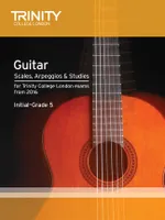 Guitar & Plectrum Guitar Scales, Arpeggios & Study, Initial-Grade 5 from 2016