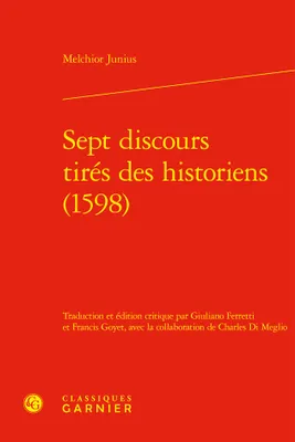 Sept discours tirés des historiens (1598)