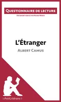 L'Étranger d'Albert Camus, Questionnaire de lecture