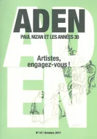 Revue Aden N°10, Artistes, engagez-vous !