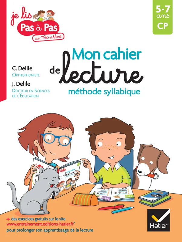 Mon cahier de lecture, méthode syllabique, CP / 5-7 ans - Clémentine  Delile, Jean Delile - Librairie Hisler