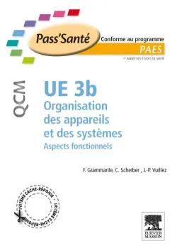 UE 3b - Organisation des appareils et des systèmes - QCM