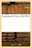 Institutes de Gaius (Éd.1881)