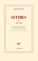 1, Lettres, (1929-1940)