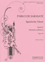 Spanish Dances, op. 28. violin and piano.