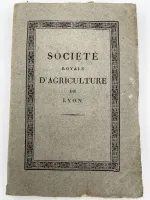 Compte rendu des travaux de la société royale d'agriculture , histoire naturelle, et arts utiles de Lyon depuis le 7 décembre 1814, jusqu'au 6 septembre 1815