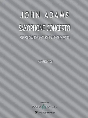Saxophone concerto for solo alto saxophone and orchestra, alto saxophone and orchestra. Réduction pour piano avec partie soliste.