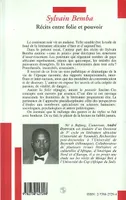 Sylvain Bemba, Récits entre folie et pouvoir