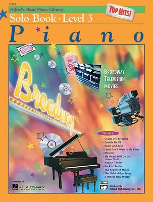 Alfred's Basic Piano Library Top Hits Solo Book 3