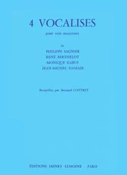 Vocalises (4) vol.1 --- voix moyenne et piano