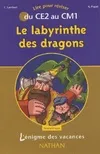 L'Énigme des vacances : Le labyrinthe des dragons lire pour réviser du CE2 au CM1