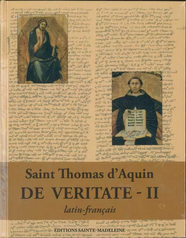 Questions disputées, De Veritate - latin-français, Deux volumes Thomas d'Aquin