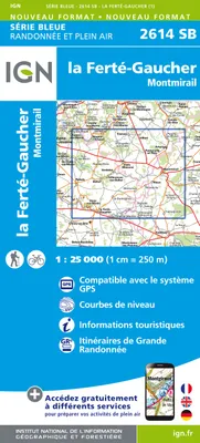 Série bleue [nouveau format], 2614SB, 2614Sb La Ferte-Gaucher/Montmirail