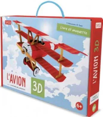Voyage, découvre, explore L'avion 3D l'histoire de l'aviation, Livre et maquette Ester Tome, Valentina Manuzzato