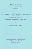 380 Basses et Chants Donnés Vol. 1A, Accord des 3 Sons - Textes