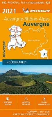 Carte Régionale Auvergne 2021