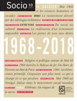 Socio, n° 10/2018, 1968-2018