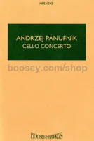 Cello Concerto, HPS 1242. cello and orchestra. Partition d'étude.