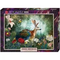 Puzzle 1000 pcs - Jackalope Faune Fantasies