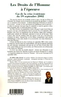 Les Droits de l'Homme à l'épreuve, Cas de la crise ivoirienne du 19 septembre 2002