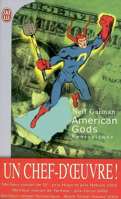 Livres Littératures de l'imaginaire Science-Fiction American gods Gaiman Neil