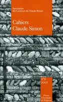 Cahiers Claude Simon, n°3/2007