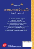 Jeux et Jouets Livres Livres pour les  9-12 ans Romans 3, Complots à Versailles - Tome 3, L'aiguille empoisonnée Michel Jay